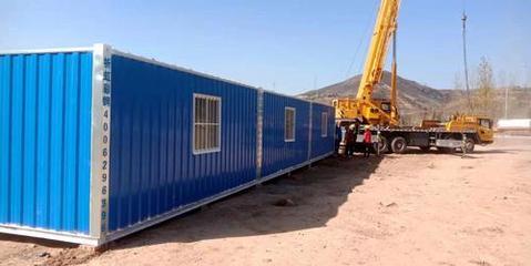 渭南與大荔工地 集裝箱活動房與鋼結構辦公打包箱房的應用與優勢